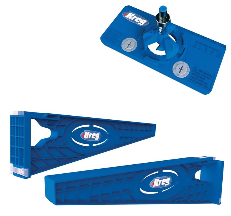 Kreg KHI-Slide & KHI-Hinge - 2 Drawer Slide Jigs & 1 Concealed Door Hinge Jig - Woodworking Tools - Image 1