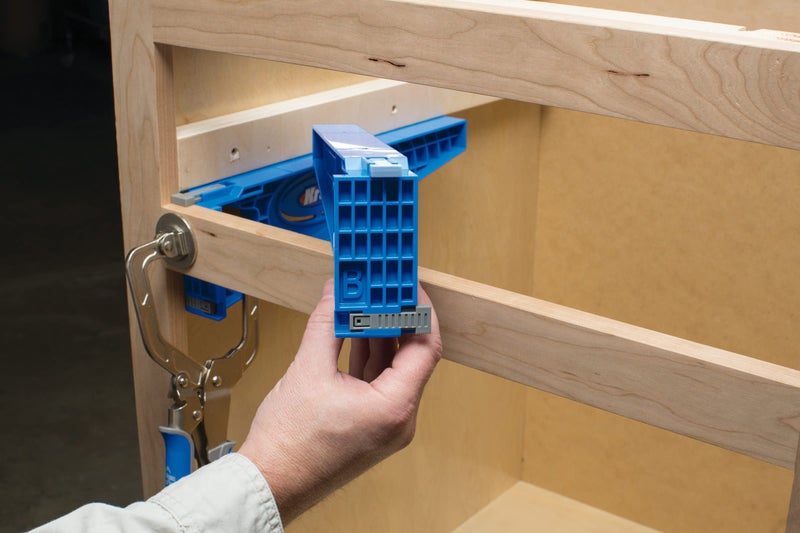 Kreg KHI-Slide & KHI-Hinge - 2 Drawer Slide Jigs & 1 Concealed Door Hinge Jig - Woodworking Tools - Image 2