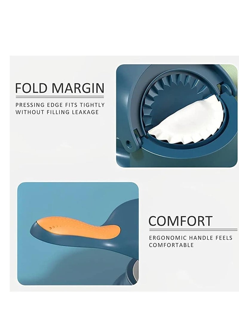 ELTRAZONE آلة صنع الموموس، قالب ضغط جلد الزلابية لصنع غوجيا غوغرا موموس، آلة صنع الزلابية 2 في 1، صانع زلابية المطبخ للفواكه والخضروات والبصل والثوم (متعدد) - Image 4