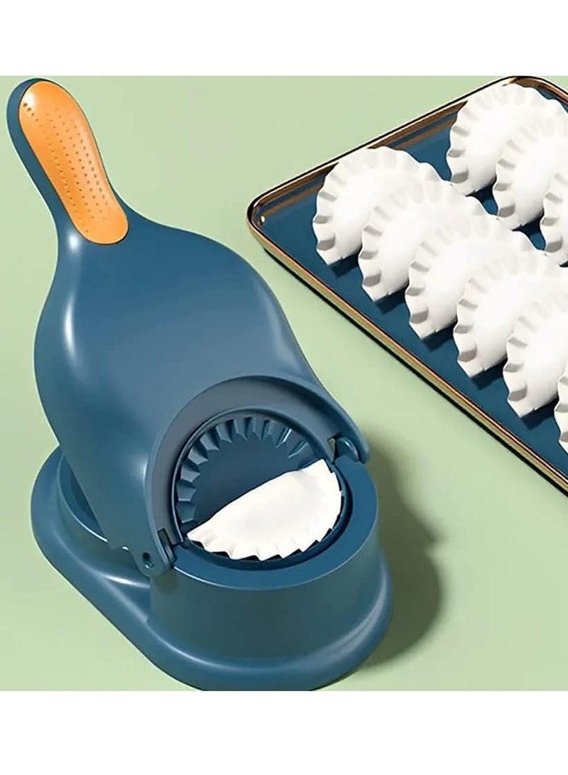 ELTRAZONE آلة صنع الموموس، قالب ضغط جلد الزلابية لصنع غوجيا غوغرا موموس، آلة صنع الزلابية 2 في 1، صانع زلابية المطبخ للفواكه والخضروات والبصل والثوم (متعدد) - Image 2