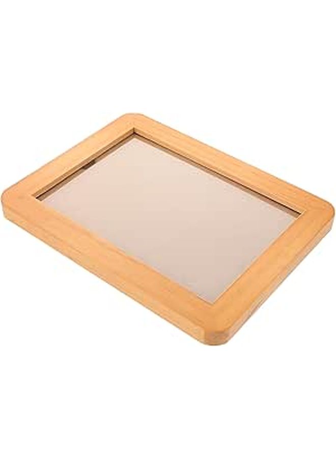 Wooden Sonogram Picture Frame 12.8x17.8cm Nursery Keepsake Photo Display - Image 1