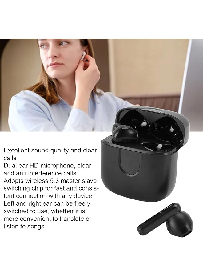 erorex Language Translator Earbuds Two Way Translator Device With App Support 137 Languages Translation 5.3 Online Offline Translator Earbuds Voice Translator - Image 3