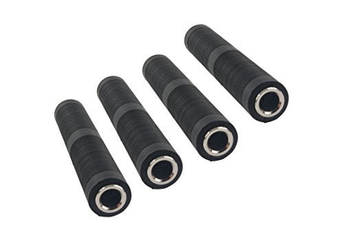 Devinal 1/4 Inch TRS/TS Female to Female Coupler, 6.35mm Jack Stereo Adapter Joiner, Gender Changer Connectors - 4 Pack - Image 1