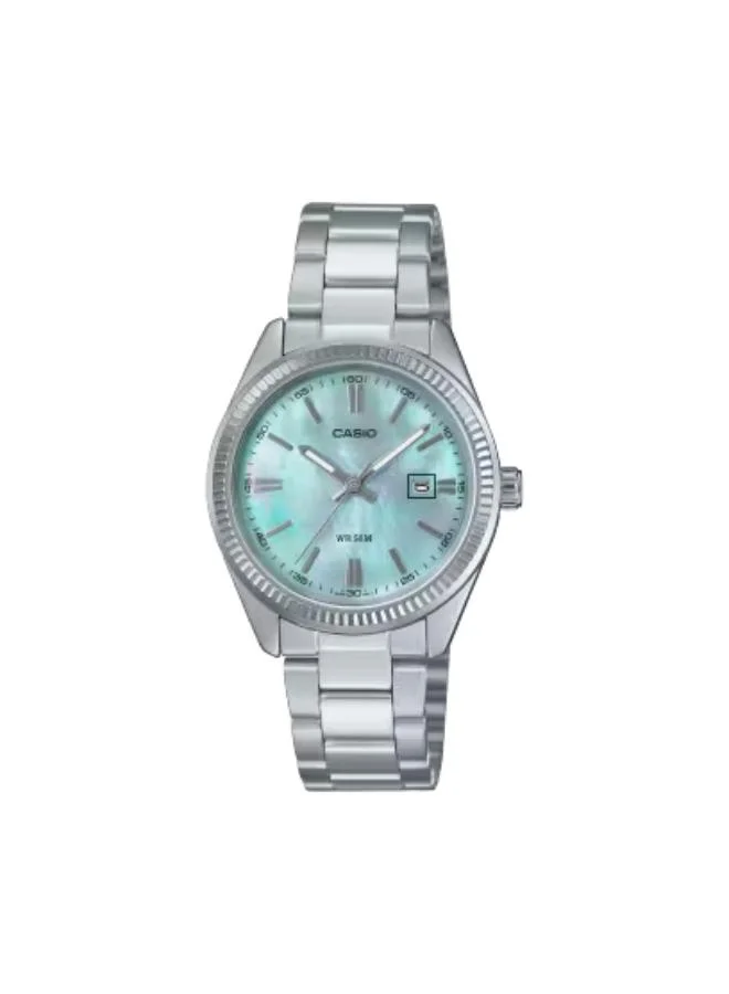CASIO Women's Stainless Steel Analog Watch LTP-1302DS-2AVDF - 30.2 mm