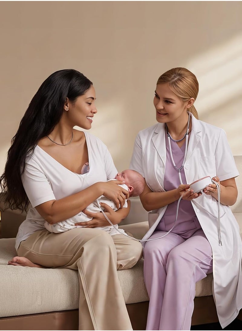 Momcozy Breast Pump V1 Pro Hospital-Grade, Upgraded Electric Pump with 3 Fine-Tuned Rhythms, Hands-Free & Portable Wearable Pump, 3 Modes 15 Levels  - Image 4