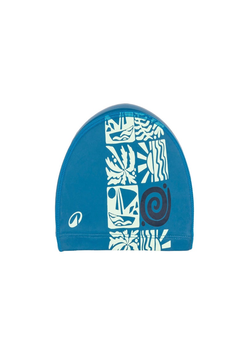 NABAIJI NABAIJI by DECATHLON, Coated Swim Cap M Comfortable & Durable Atao Blue  - Image 2