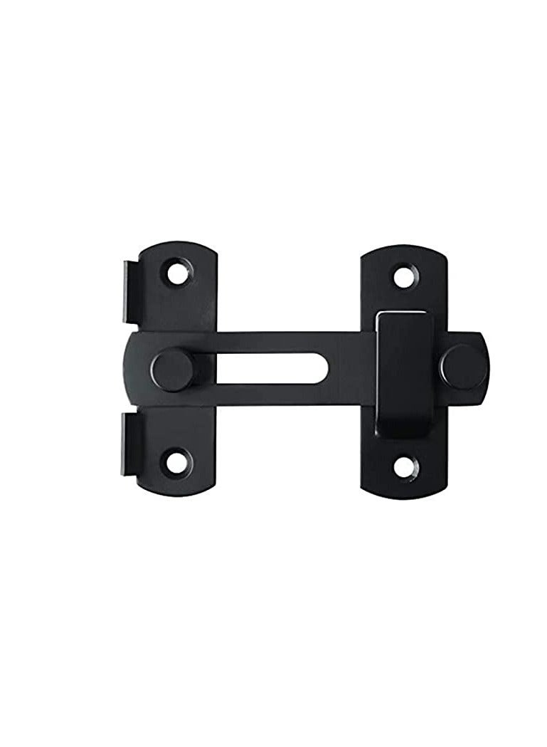 SYOSI Stainless Steel Flip Latch Gate Latches Bar Latch Safety Door Lock, Hasp Lock Sliding for Window Cabinet Room Accessorries,Brushed Finish - Image 2