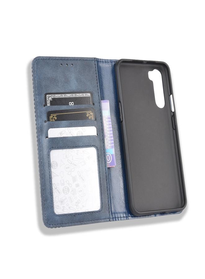S-TOP Case For OnePlus Nord Magnetic Buckle Retro Crazy Horse Texture Horizontal Flip Leather Case with Holder & Card Slots & Photo Frame - Image 4