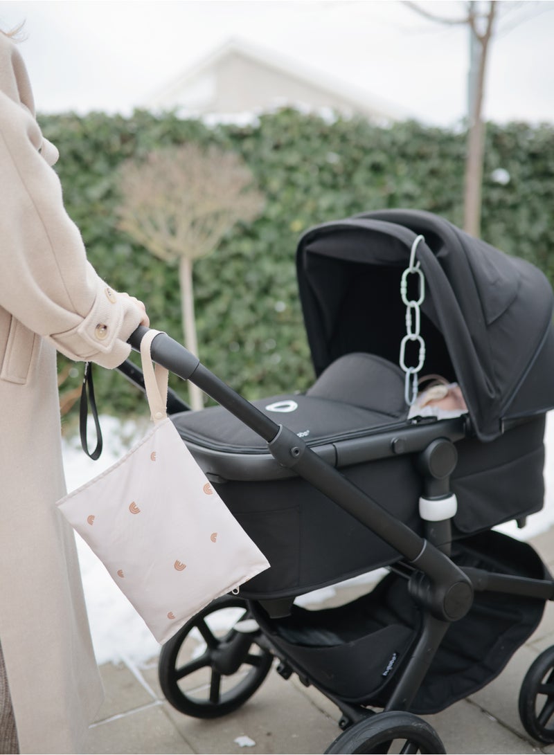 Mushie ​​Water Resistant Wet Bag- 2 Pack​ Fog - Image 3