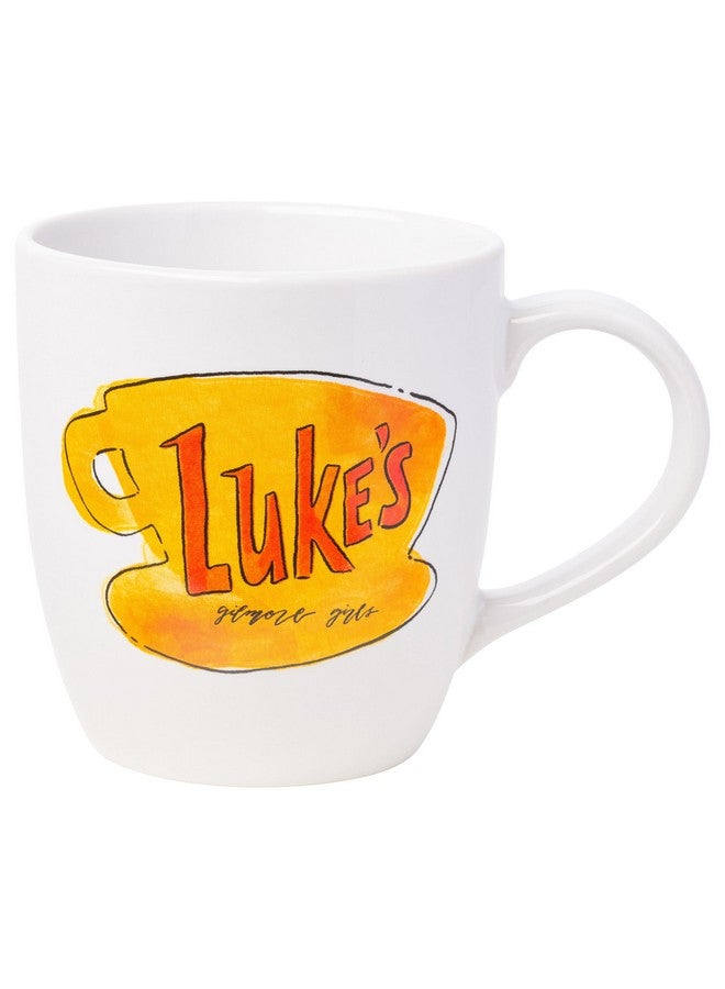 Silver Buffalo فنجان قهوة سيراميك بشعار مطعم لوك من مسلسل جيلمور جيرلز، 18 أونصة - Image 1