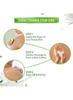 Mamaearth Neem Moisturizing Lotion Soap With Neem And Tea Tree For Skin Purification Value Pack Of 4-125 Gx4 Units  - Image 5