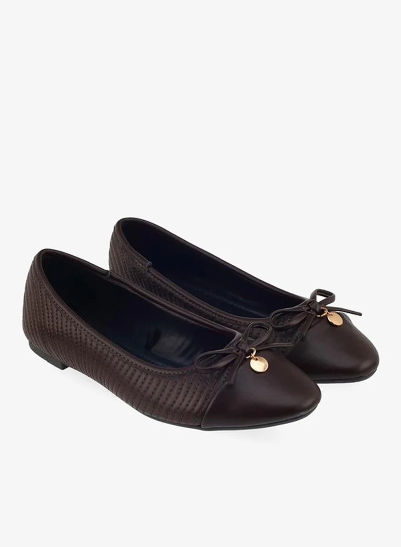 Women Bow Detail Ballerina Shoes