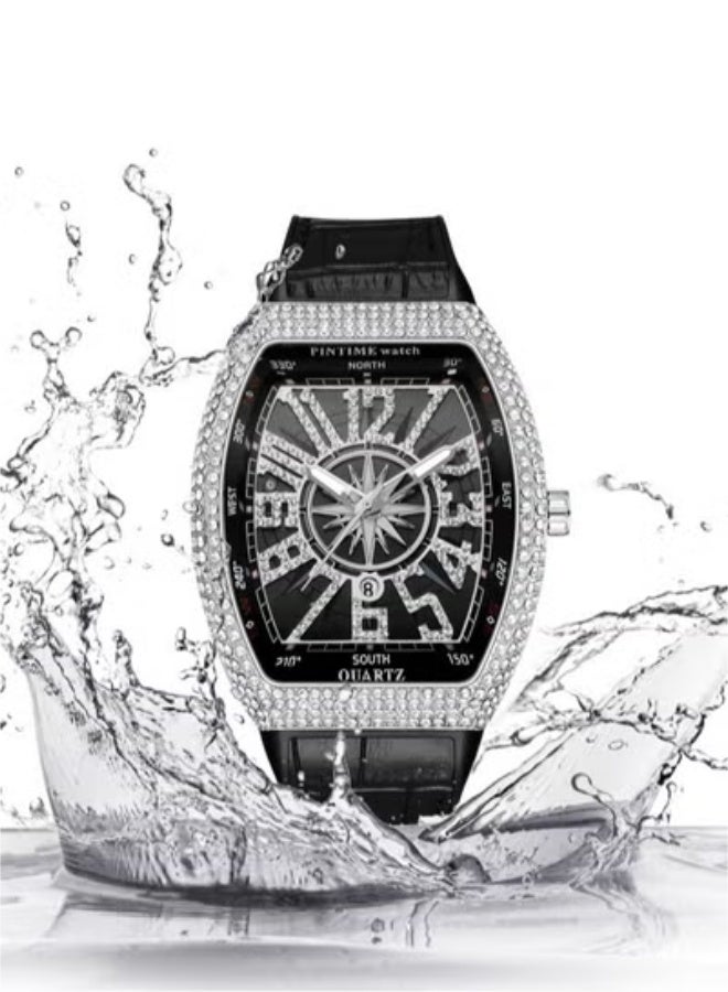 PINTIME Men's Fashion Casual Waterproof Quartz Watch - Image 3
