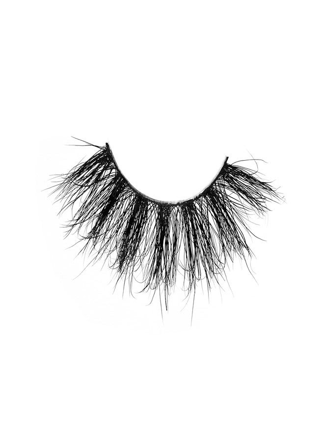 EBIN NEW YORK CATTITUDE 3D LASHES Venus Seduction Lashes | 25mm Reusable 100% Real Mink 3D Lashes Fluffy Cat Eye Look Volume Curl Lashes | Multi-dimensional | Rich curl | Tapered end - Flirt - Image 3