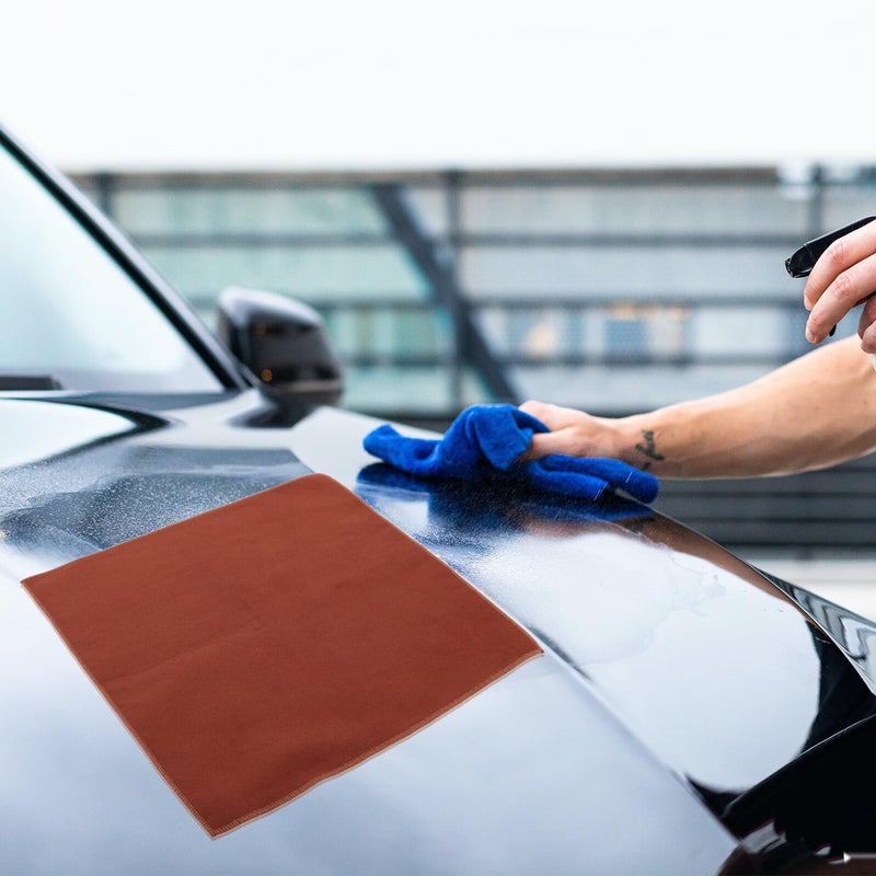 مناشف غسيل السيارات مزدوجة الجوانب فائقة الامتصاص من الألياف الدقيقة 30 × 30 سم، مناشف تجفيف سميكة - Image 5