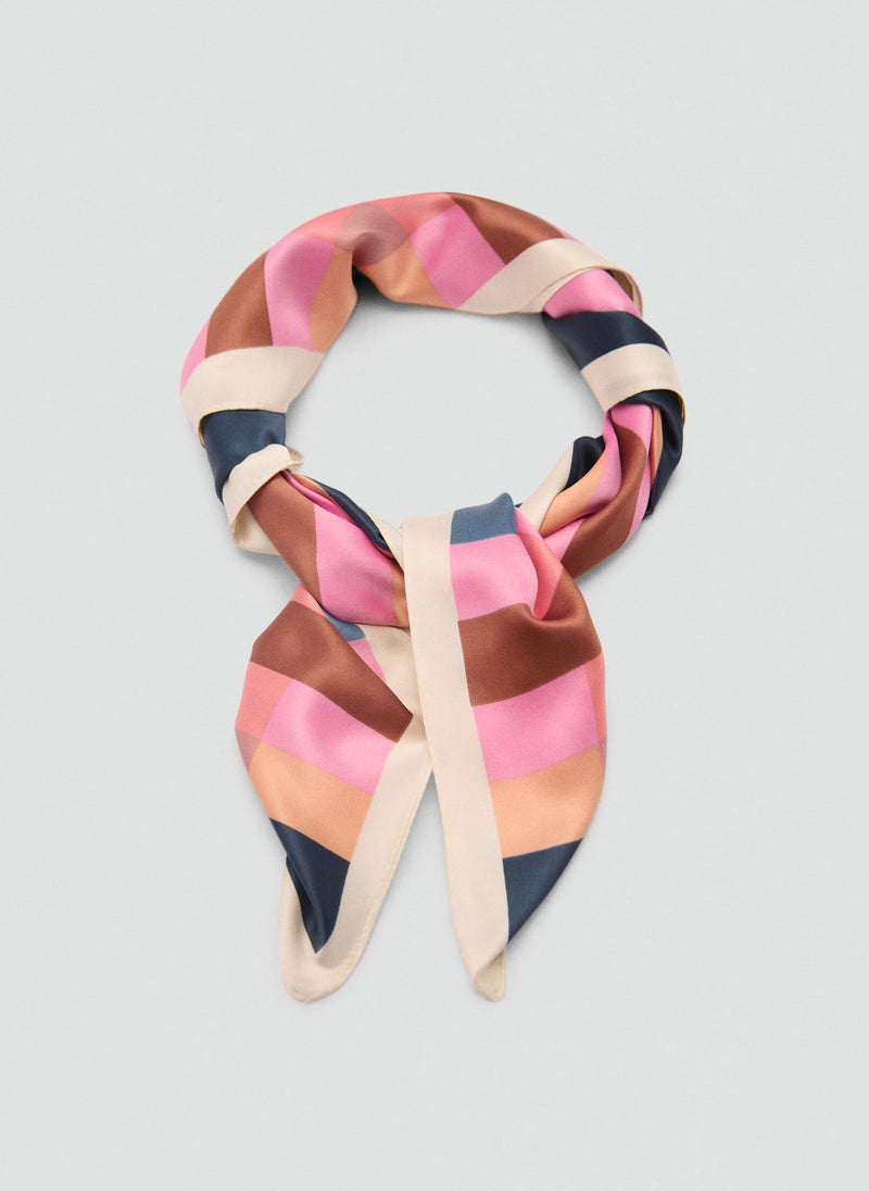 MANGO - Scarf Printed Lightweight Scarf - Image 1