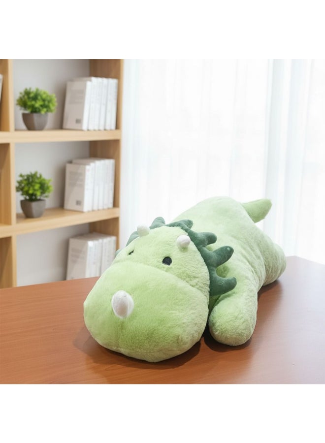 DANUBE HOME ديناصور عملاق أخضر محشو بطول 63 سم – لعبة ديناصور ناعمة للغاية للأطفال | لعبة حضانة مريحة وهدايا عيد ميلاد للأولاد والبنات | حيوان محشو عالي الجودة - Image 1