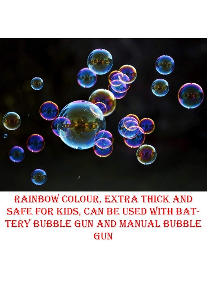 LUCID...We Build Relations LUCID...We Build Relations Bubble Making Liquid Solution for Bubble Gun Non Toxic Bubble Water Solution, Bubble Gun Liquid Bottle | Making Bubble and Blow Bubble Toy for Kids (1 Litre)  - Image 3