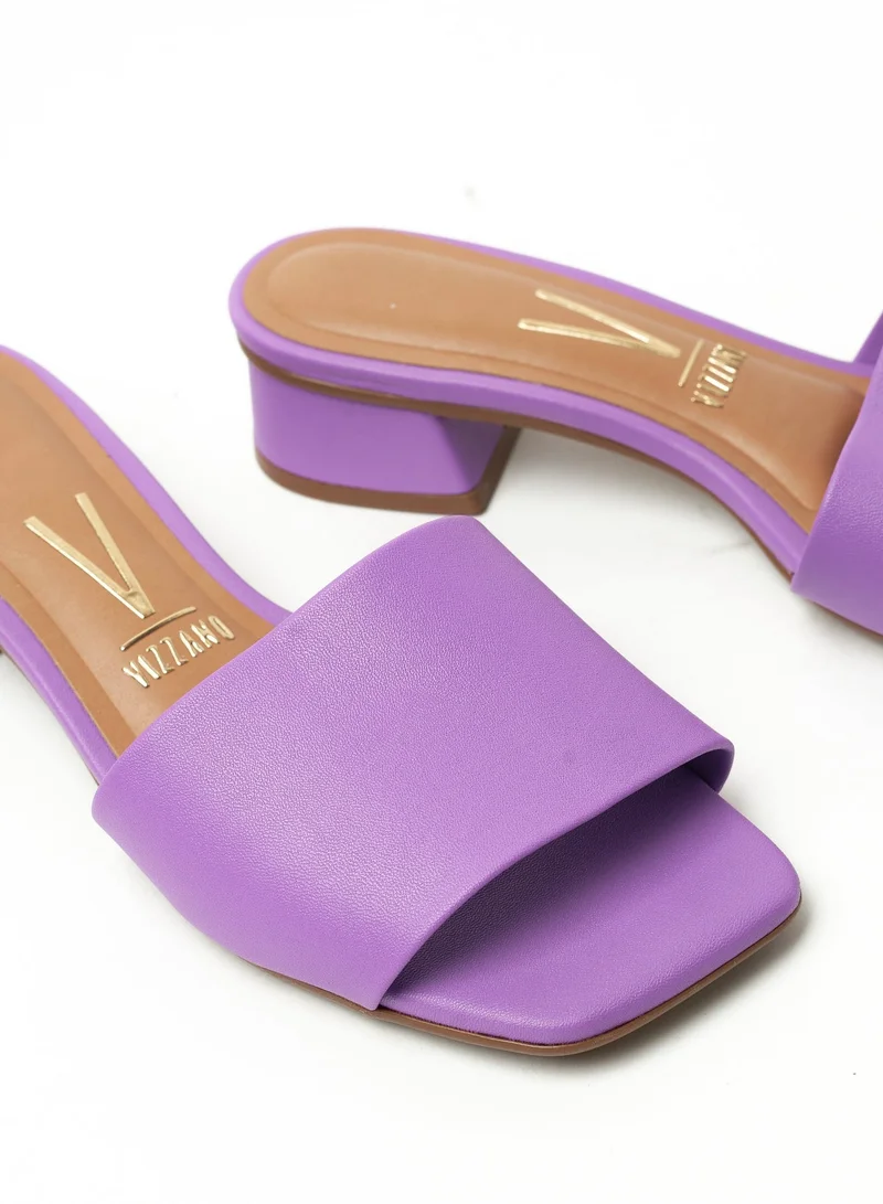 VIZZANO Purple Heels Sandal for Women – Stylish Ladies Heel Sandals & Sling Back Heels for Girls for Women | Best Price UAE