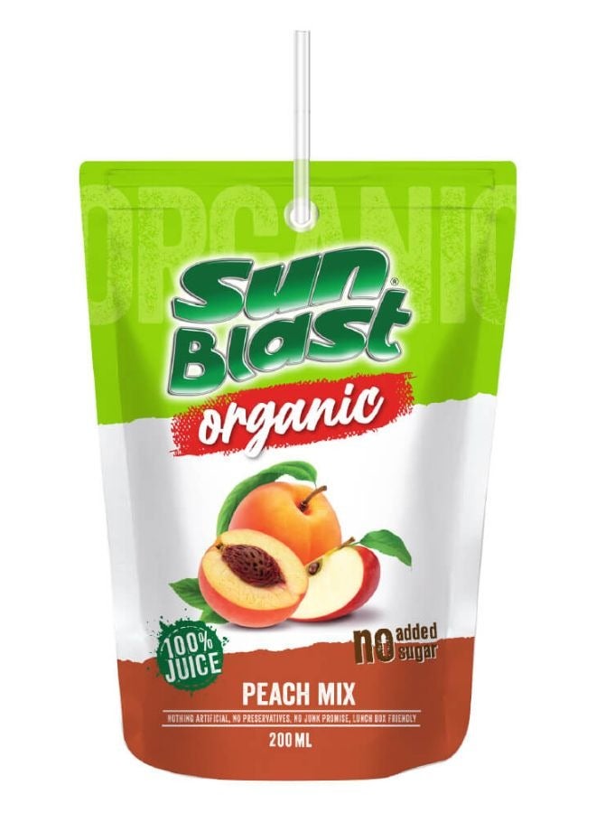 Sunblast Peach Mix Natural Organic Pure Juice - Image 2