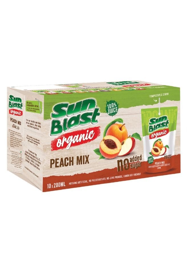 Sunblast Peach Mix Natural Organic Pure Juice - Image 1