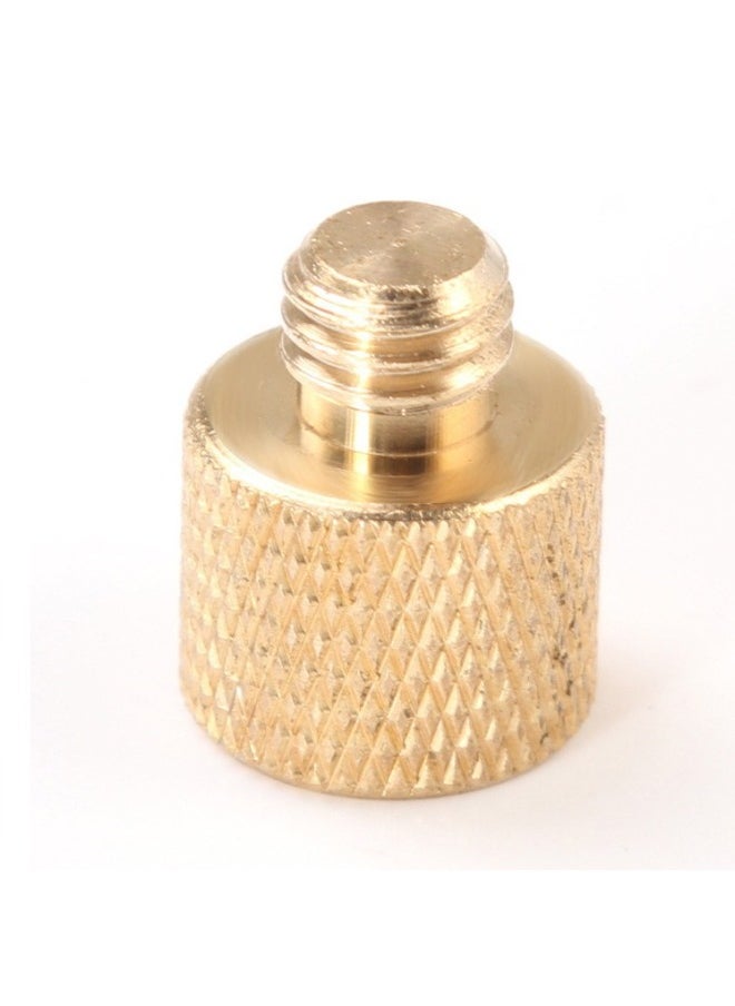 Generic 3/8 Turn 1/4 Brass Plated Adapter Screw Tripod Adapter Screw Cross Border Photographic Equipment-Color:Cold Boot Seat - Image 3
