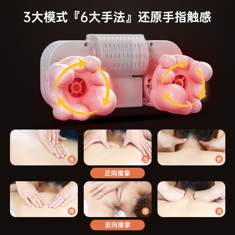 Massage Shawl Electric Multi-Function Massager Imitation Human Intelligent Kneading Compress Shoulder And Neck Massager Household Appliances - Image 5