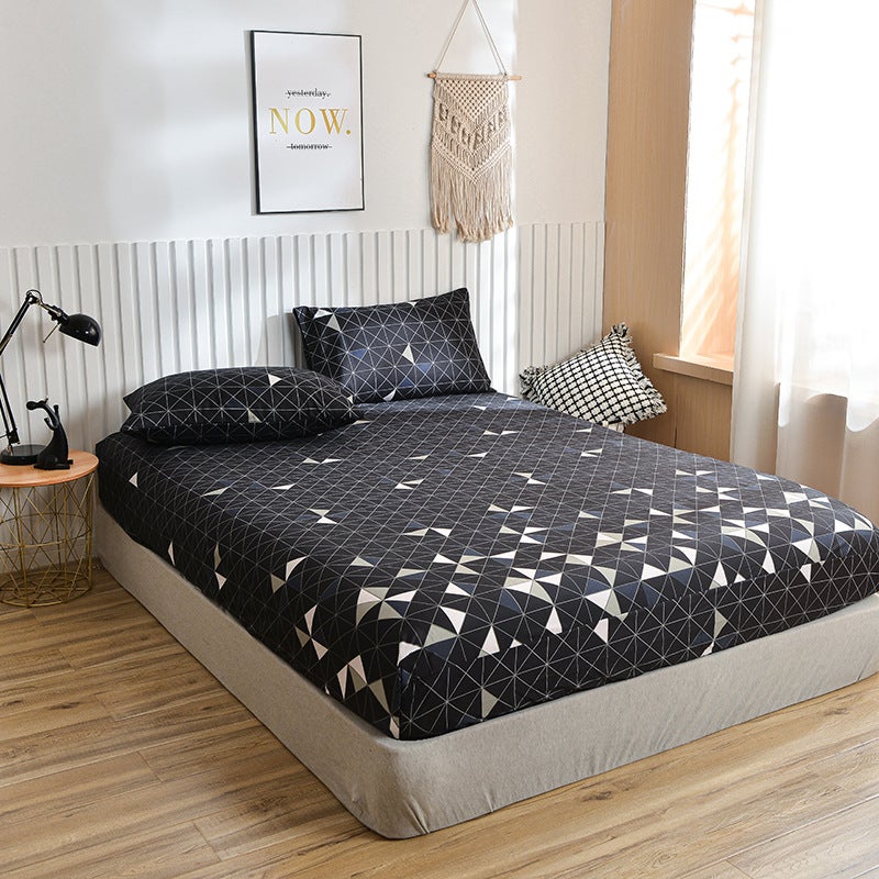 Skin-Friendly Cotton Sanding Bed Hat Single-Piece Simmons Protective Cover Aloe Vera Cotton Taiwan Bed Bag Non-Slip Fixed - Image 3