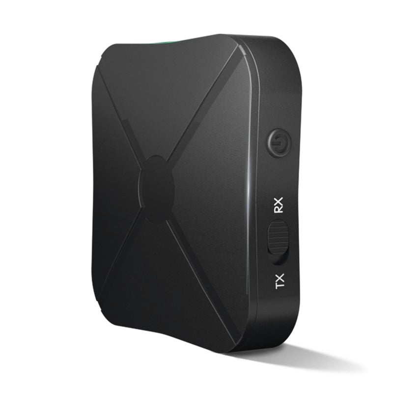 KN319 2 in 1 Bluetooth Audio Transmitter Receiver Bluetooth Music Adapter V5358_P Black - Image 1