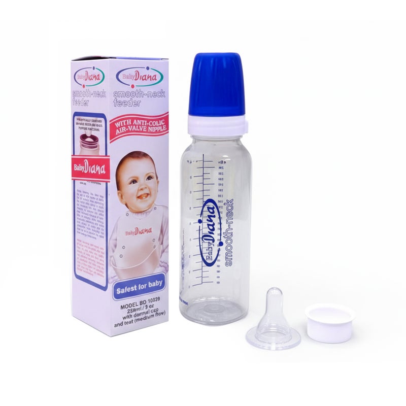 Baby Diana Feeding Bottle 250ml - BPA Free Baby Milk Feeder