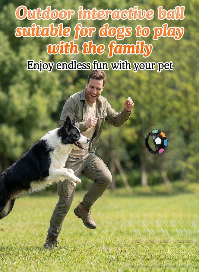 Gaahkai TPR Dog Soccer Ball Toy with Handle, Mellow Dog Calming Ball, Durable Interactive Animal Football Toys Without Squeaky Tennis Inside - Image 5