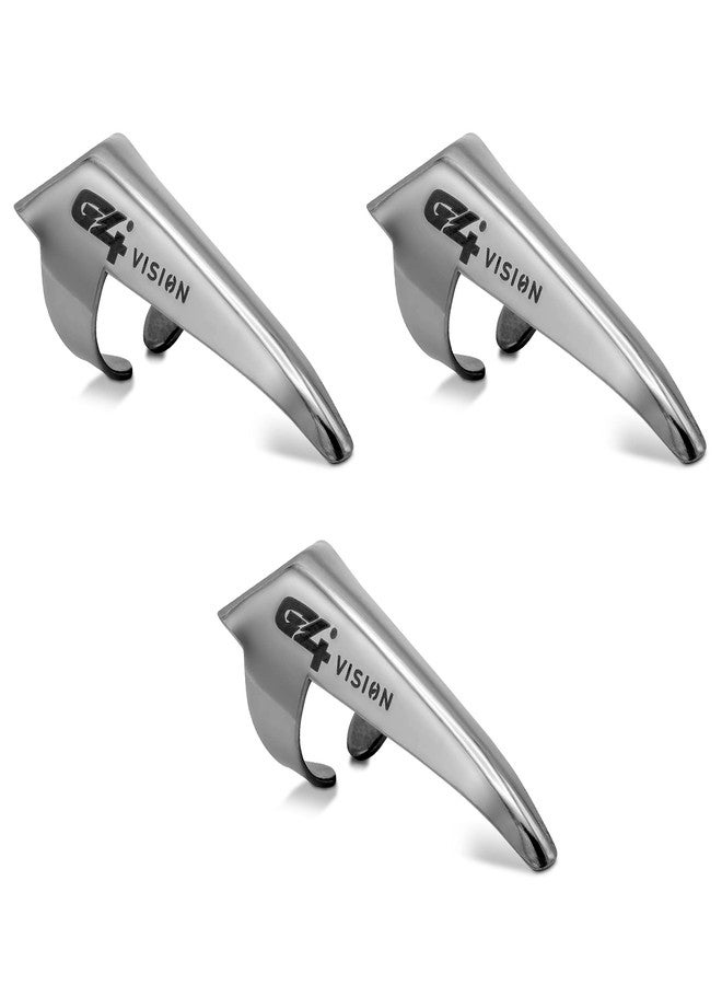 G4 VISION Hair Parting and Selecting Tools Metal Hair Parting Rings Retro Nail Finger For Braiding Curling Styling Hair Extension (3 Piece) - Image 1