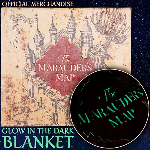 Harry Potter Gifts Glow in the Dark Blanket 51x59 for Kids Teens Adults Soft Fleece Throw Blanket for Sofa Bed Warm Lightweight Cozy Gifts - Image 3