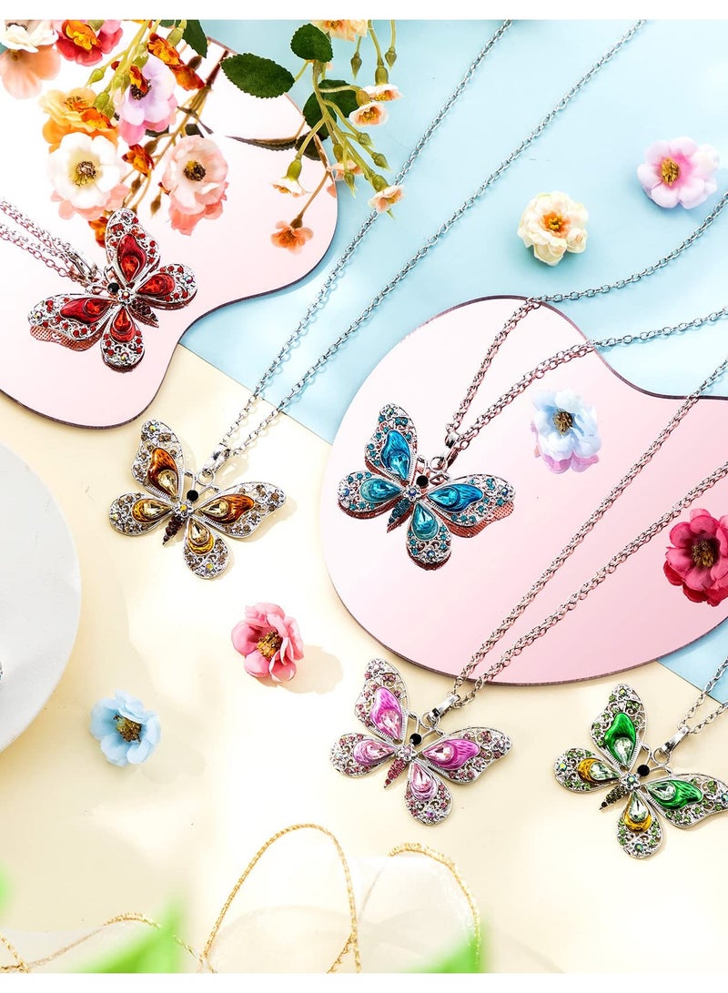 6 Pieces Bohemian Jewelry Bohemian Necklace for Women Pendant Colorful Enamel Necklace Vintage Multilayer Necklace Enamel Ethnic - Image 4