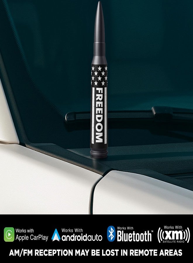 EcoAuto Badass Car Antenna Topper for Dodge Ram & Ford F150 F250 F350 Super Duty Ford Raptor Bronco Trucks - Anti-Theft Design-Radio Antenna Topper for Truck 1990 - Current (Freedom) - Image 3