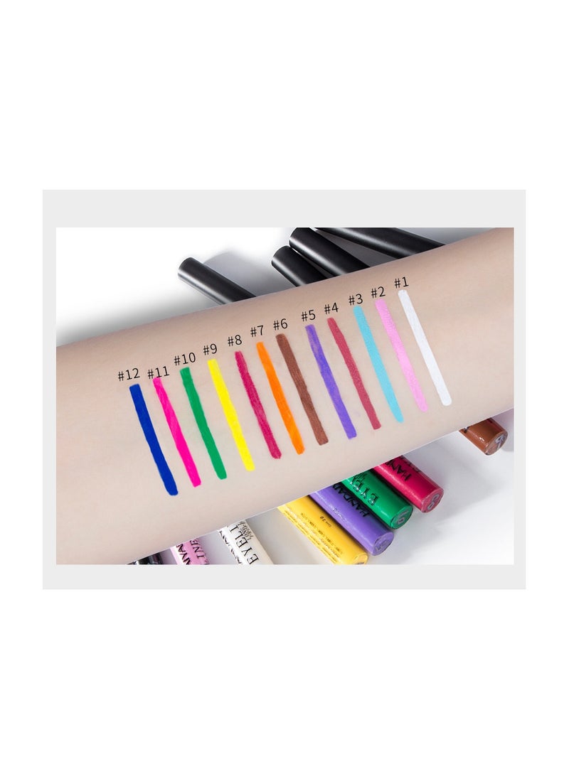 Handaiyan Waterproof Eyeliner color Liquid Liner UV Finish Professional Makeup Long Lasting Quick Smudge Proof Hyper Drying Resistant Stay All Day Waterline Winged Instant Result  - Image 4
