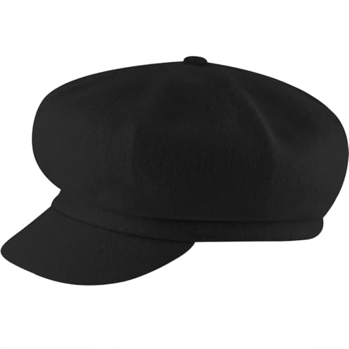 KANGOL قبعة كانغول وول سبايتفاير للرجال والنساء، كبيرة جداً، سوداء - Image 3