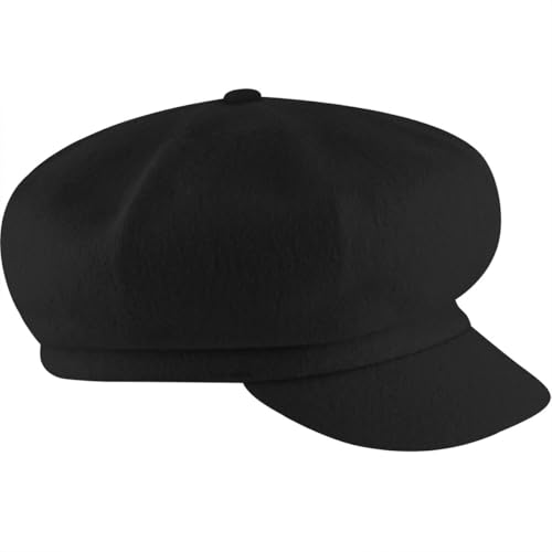 KANGOL قبعة كانغول وول سبايتفاير للرجال والنساء، كبيرة جداً، سوداء - Image 5