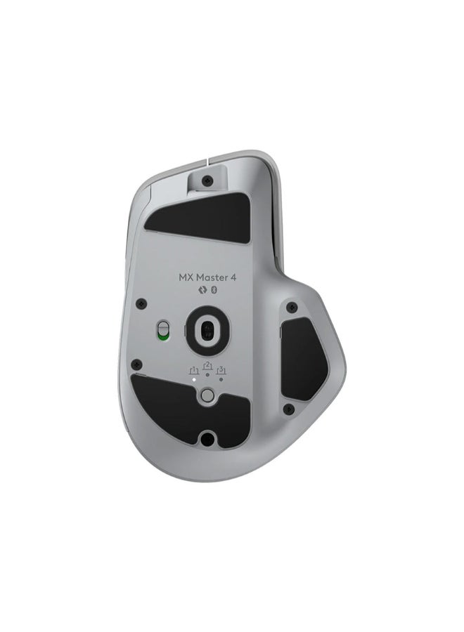 Logitech MX Master 4 Mouse Pale Gray - Image 4