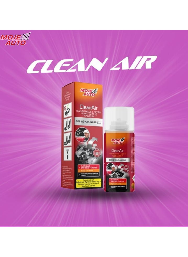 Moje Auto Clean Air AC Cleaner New Car Flavour Refresher For Automotive, Refreshing & Cleaning Car AC 150ml  MOJE AUTO - Image 4