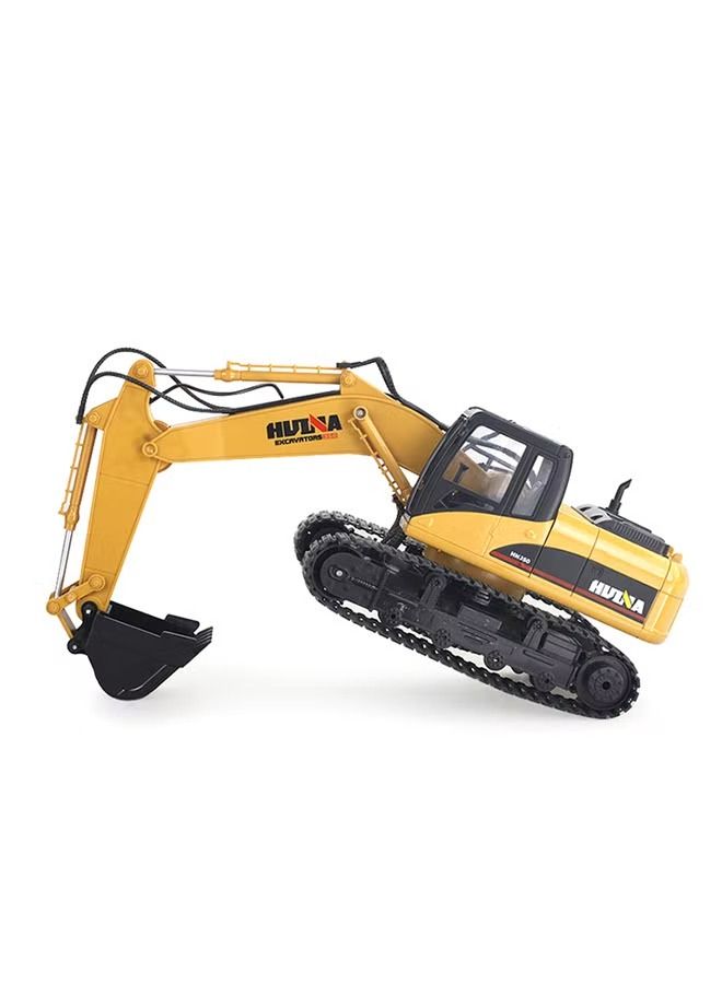 1:14 Scale 2.4GHz 15CH RC Alloy Excavator RTR With Independent Arms Programming Auto Demonstration Function - 15501:14 Scale 2.4GHz 15CH RC Alloy Excavator RTR With Independent Arms Programming Auto D - Image 2
