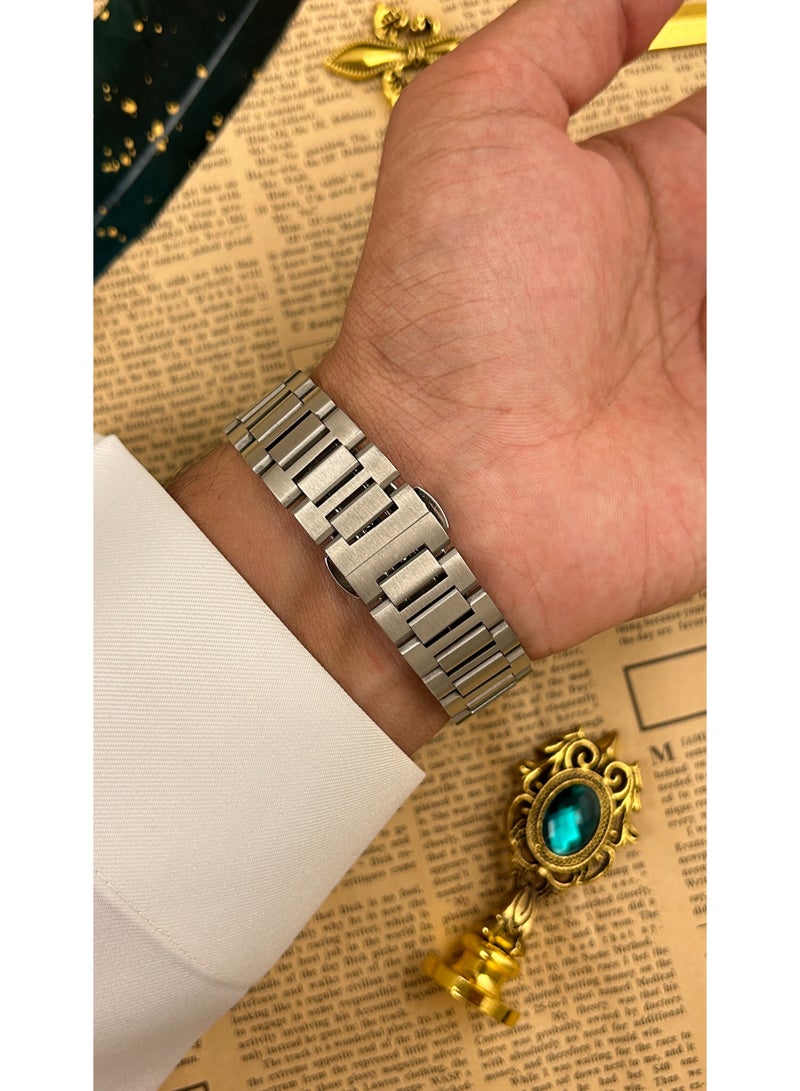 ديفوشي ساعة يد رجالية فاخرة ستانلس ستيل مقاومة للماء – ماركة ديفوشي - Image 2