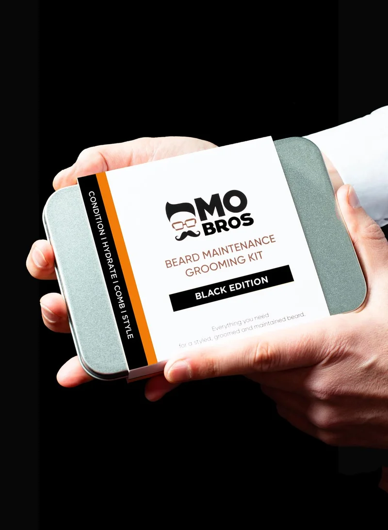 MO BRO'S Beard Maintenance Kit - Black Edition
