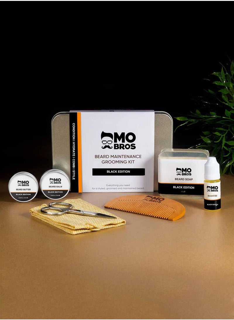 MO BRO'S - Beard Maintenance Kit - Black Edition - Image 1