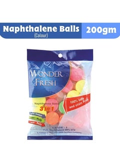 WONDER FRESH Wonder Fresh Naphthalene Balls 200 Gram for Clothes Pantry ...