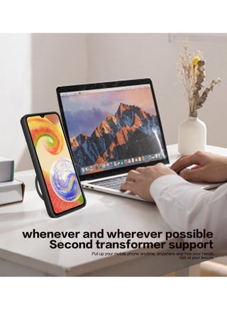 جراب لهاتف Honor X9d، غطاء كاميرا منزلق، مسند حلقي دوار، مسند متعدد الاستخدامات، ملحقات Honor X9d، أغطية هواتف متينة مقاومة للصدمات - أحمر - view 3