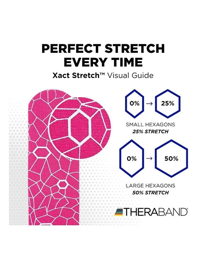 ثيرا باند لاصق "ثيراباند كينيسيولوجي" (Theraband Kinesiology Tape)، وهو شريط طبي رياضي يستخدم لدعم العضلات والمفاصل وتخفيف الألم وعلاج الإصابات الرياضية - Image 2