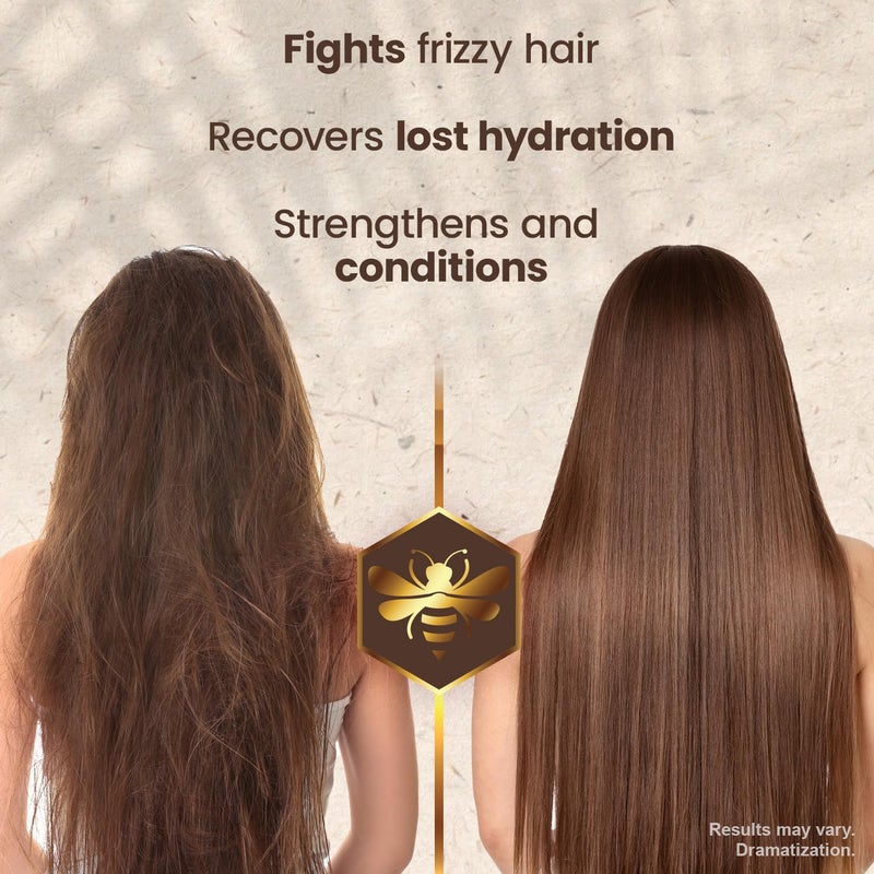 Tio Nacho Ultra-Moisturizing Frizz Control Hair Treatment with Organic Coconut Oil and Royal Jelly, Deep Hydration and Nourishment for Dry or Damaged Hair, Coconut Oil Treatment for Women, 7 oz-3 pack - Image 3