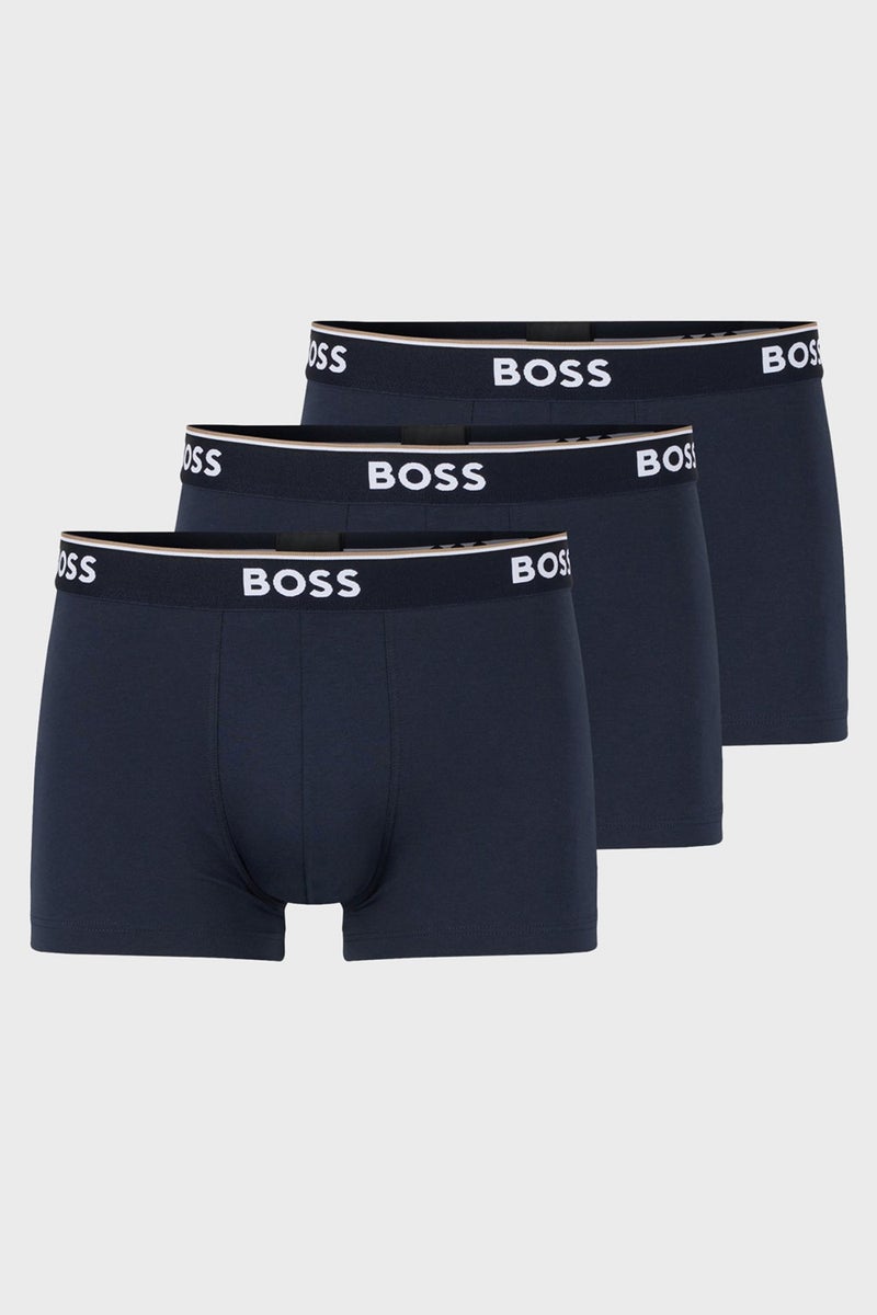 BOSS Stretch Cotton 3 Pack Boxer Men's Boxers 50475274 480  - Image 1