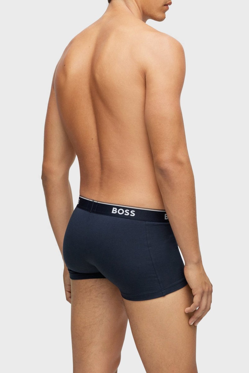 BOSS Stretch Cotton 3 Pack Boxer Men's Boxers 50475274 480  - Image 2
